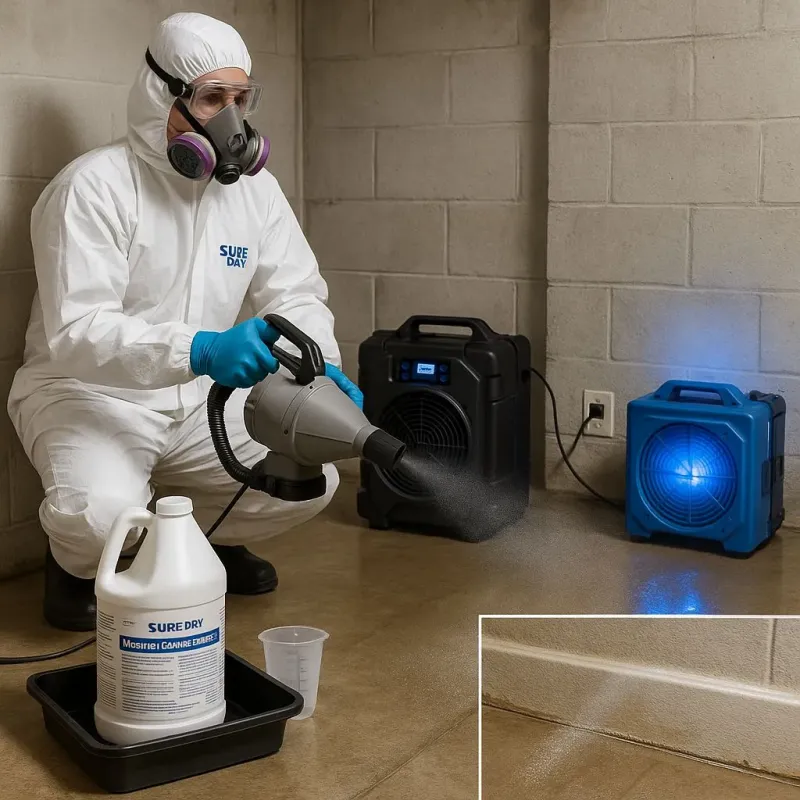 Sanitization and Odor Removal process in North Fair Oaks, CA