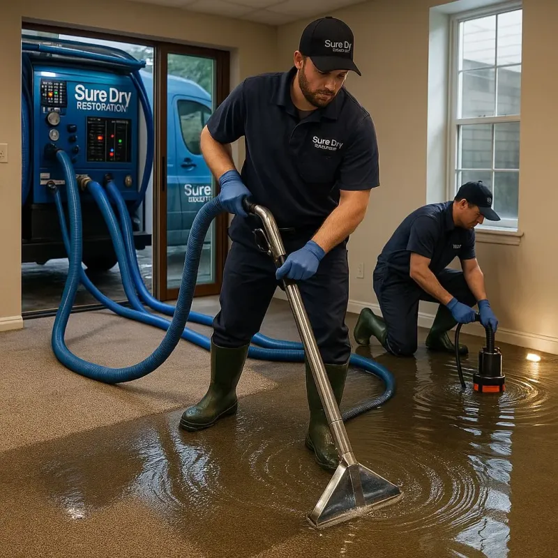 Water Extraction and Removal process in North Fair Oaks, CA